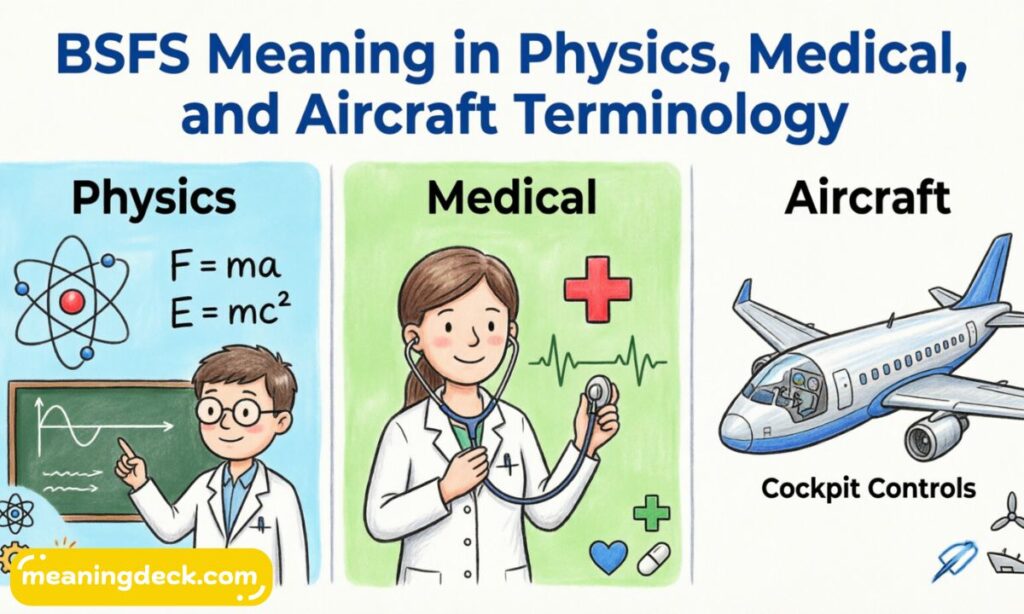 BSFS Meaning in Physics, Medical, and Aircraft Terminology