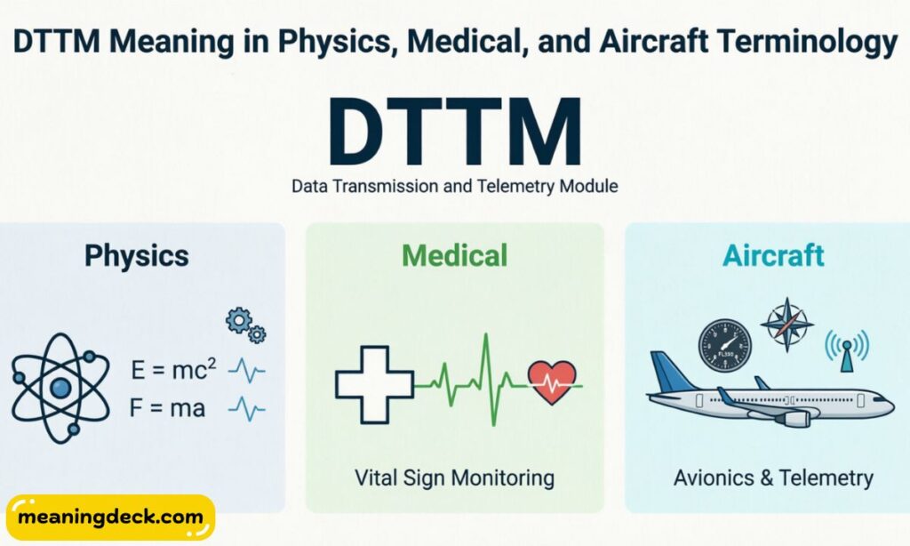 DTTM Meaning in Physics, Medical , and Aircraft Terminology