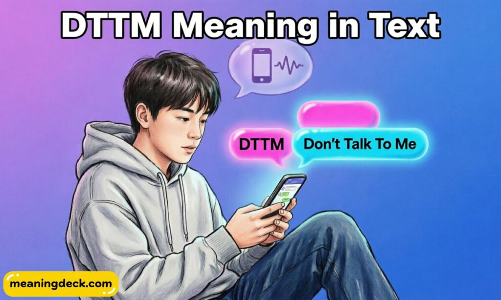 DTTM Meaning in Text