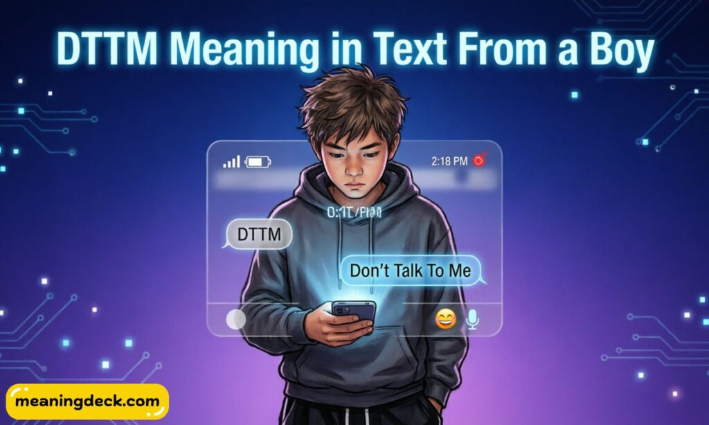 DTTM Meaning in Text From a Boy