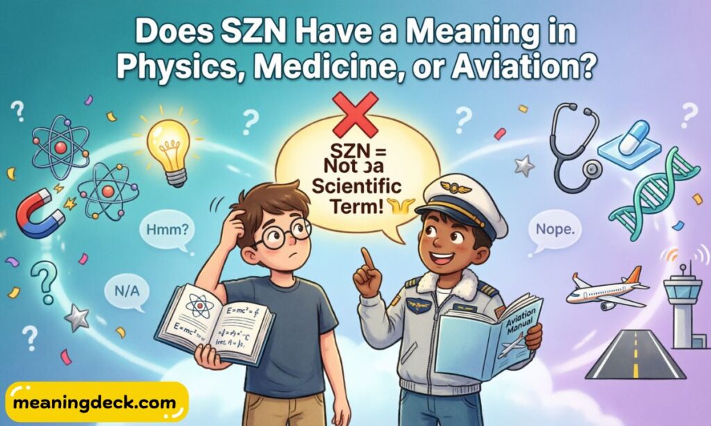 Does SZN Have a Meaning in Physics, Medicine, or Aviation
