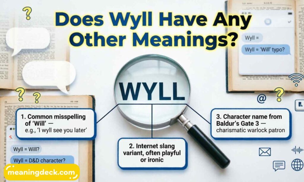 Does Wyll Have any Other Meanings?