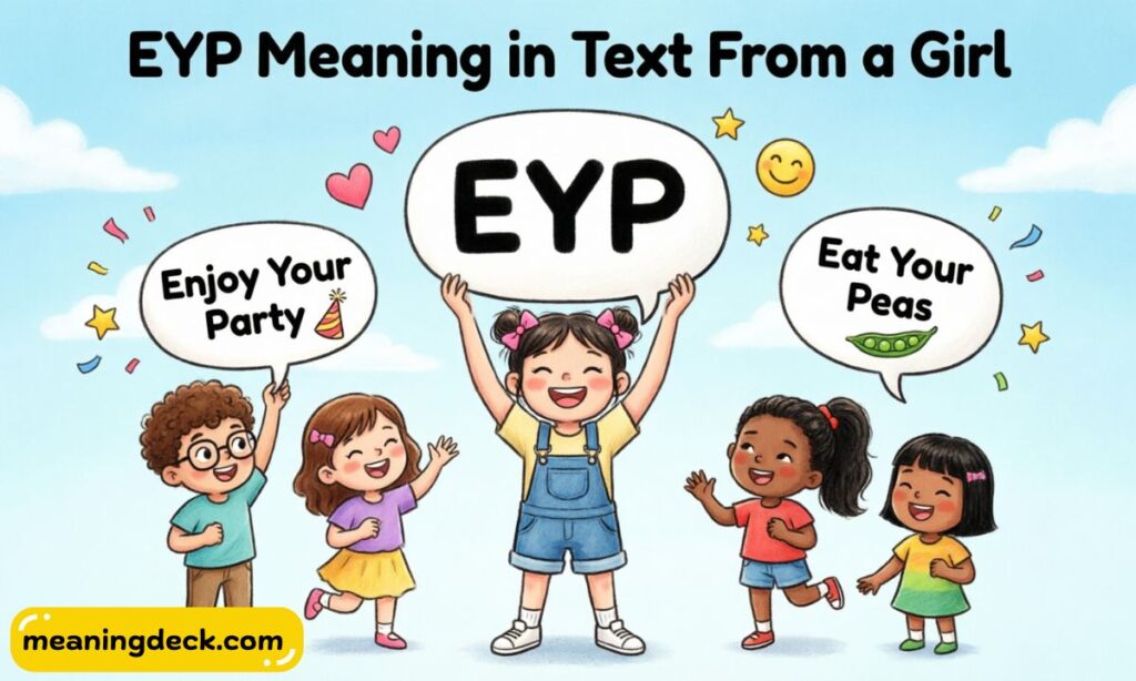 EYP Meaning in Text From a Girl