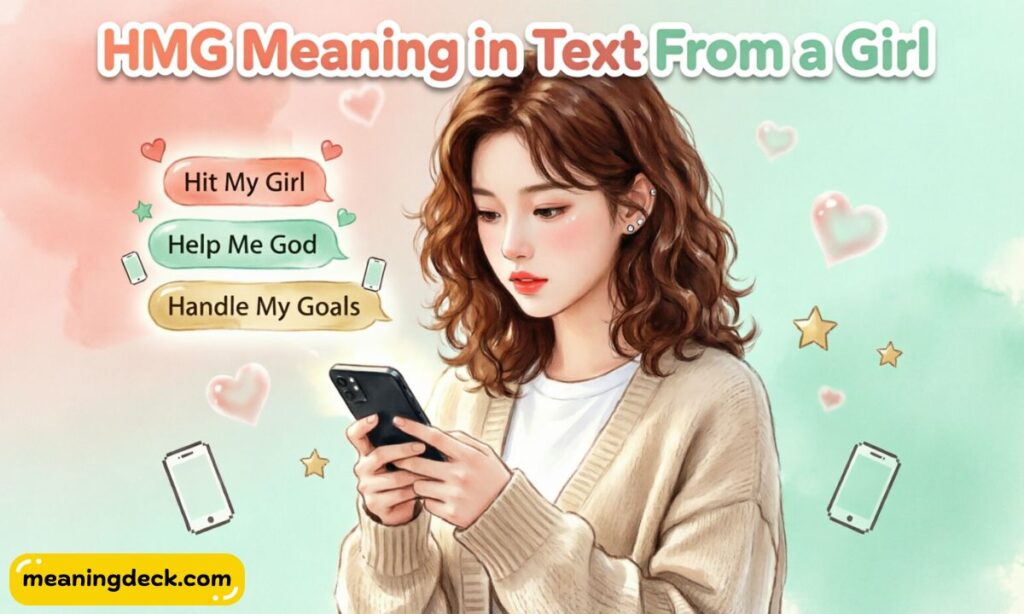 HMG Meaning in Text From a Girl