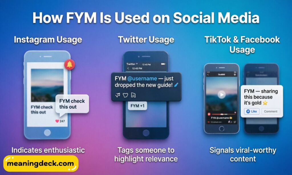 How FYM Is Used on Social Media