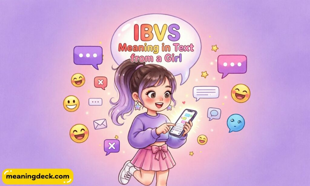 IBVS Meaning in text from a Girl