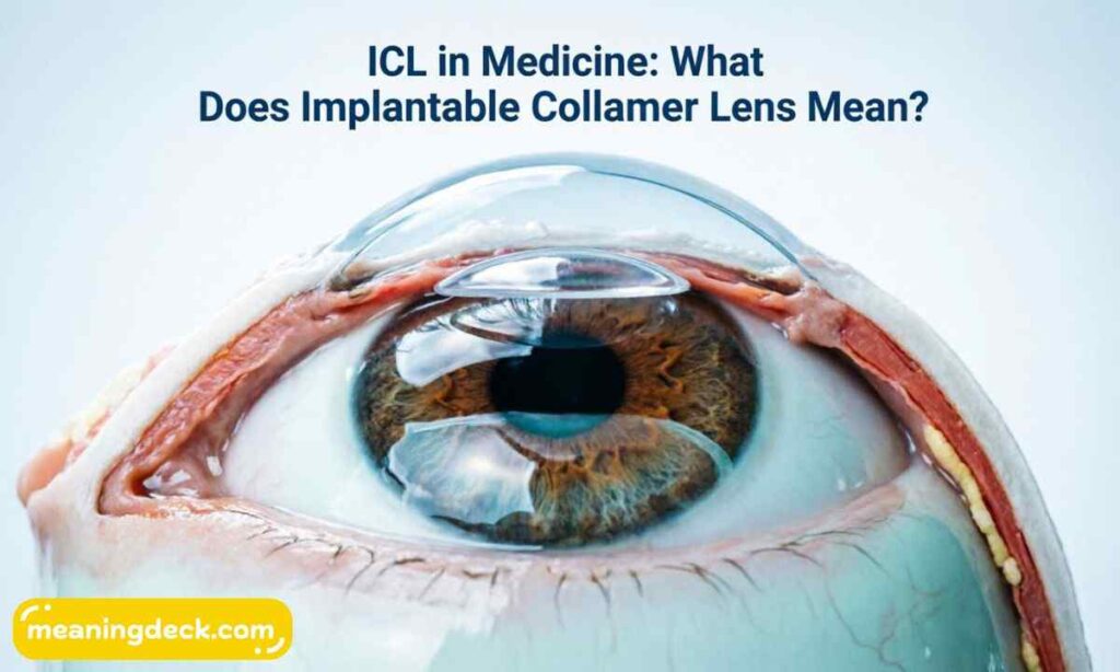 ICL in Medicine What Does Implantable Collamer Lens Mean?