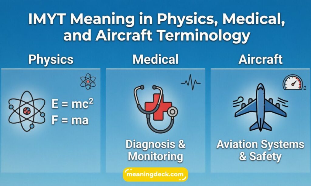 IMYT Meaning in Physics, Medical and Aircraft Terminology