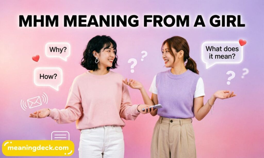 MHM Meaning from a Girl