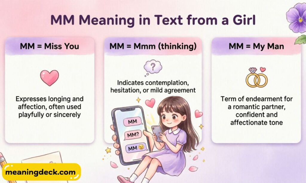 MM Meaning in Text from a Girl
