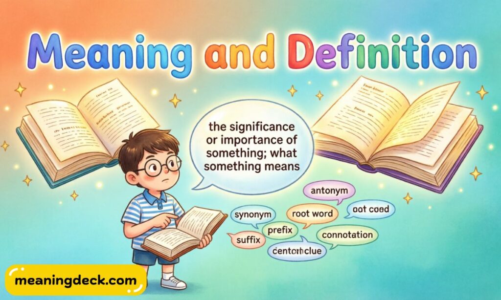 Meaning and Definition