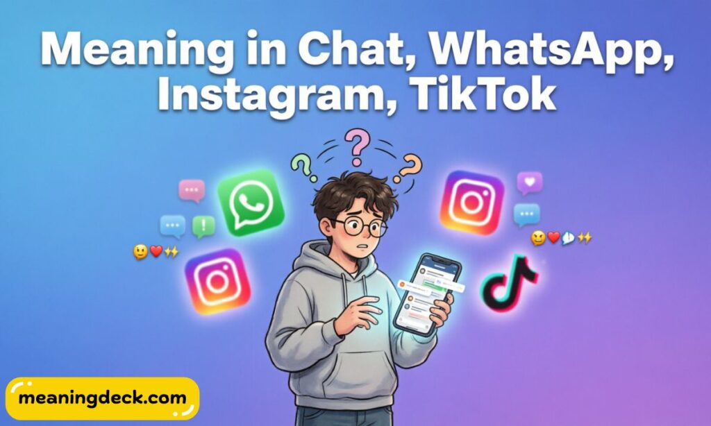 Meaning in Chat, WhatsApp, Instagram, TikTok