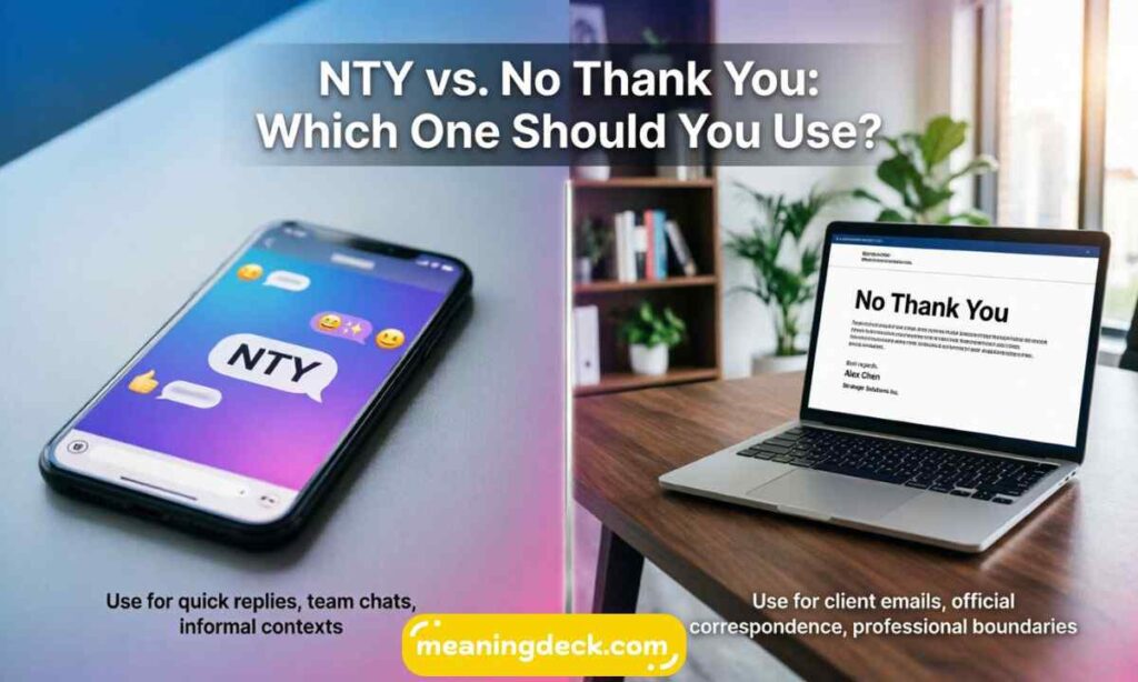 NTY vs. No Thank You Which One Should You Use