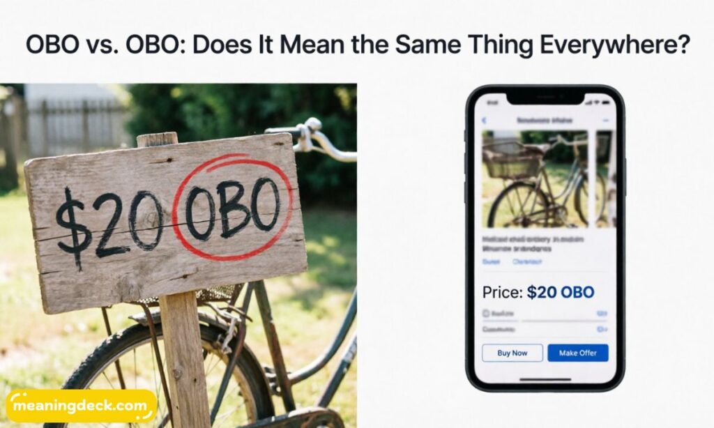 OBO vs. OBO Does It Mean the Same Thing Everywhere