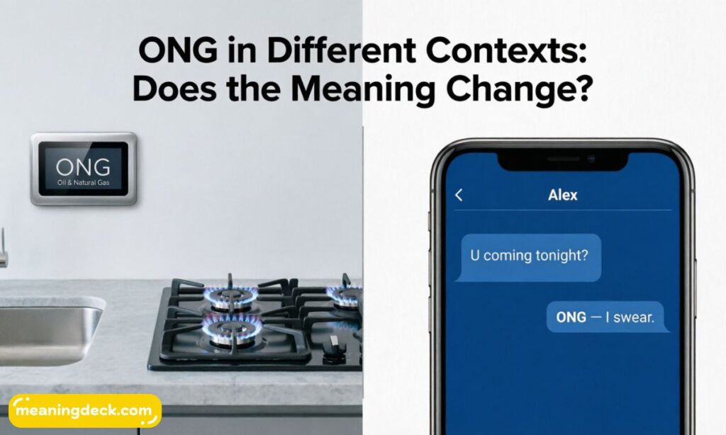 ONG in Different Contexts Does the Meaning Change
