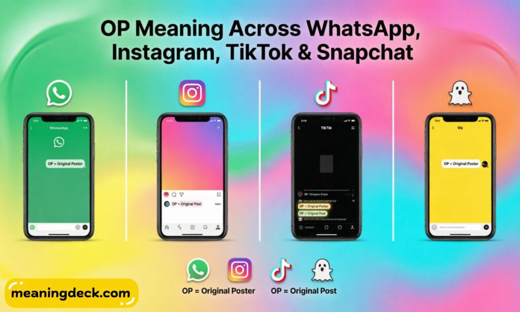 OP Meaning Across WhatsApp, Instagram, TikTok and Snapchat