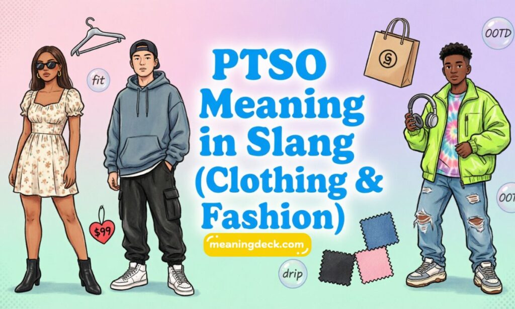 PTSO Meaning in Slang ( Clothing and Fashion )