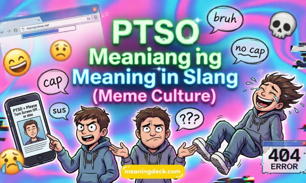PTSO Meaning in slang ( Meme Culture )