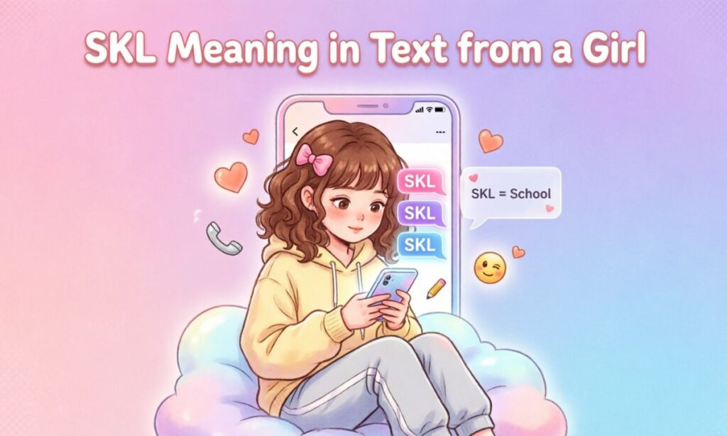 SKL Meaning in Text from a Girl 