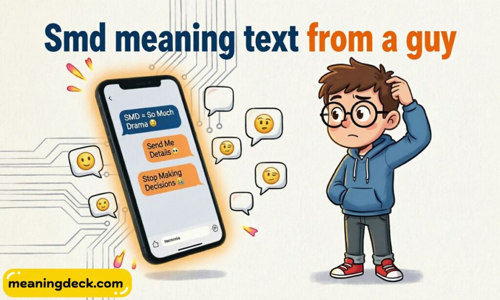 Smd meaning text from a Guy