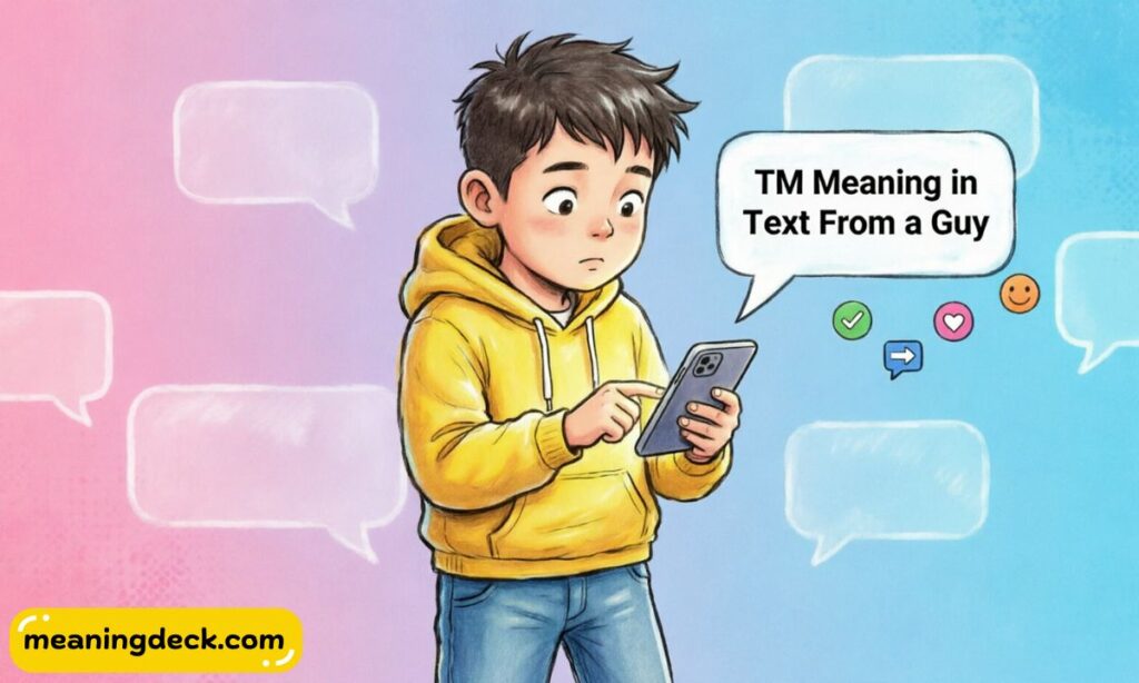TM Meaning in Text from a Guy