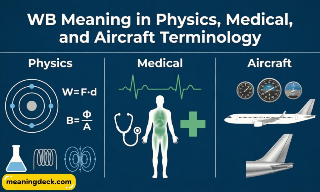WB Meaning in Physics, Medical, and Aircraft Terminology