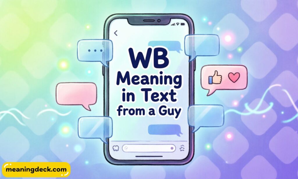 WB Meaning in text from a Guy