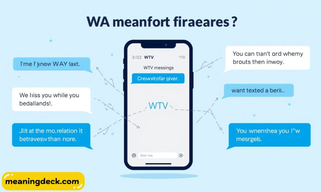 WTV Meaning in Text From a Guy