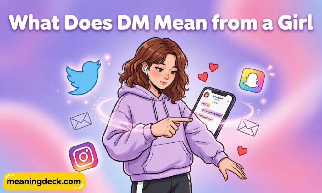 What Does DM Mean from a Girl