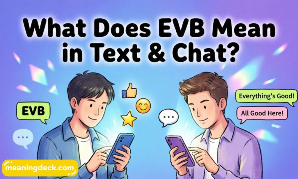 What Does EVB Mean in Text and Chat?