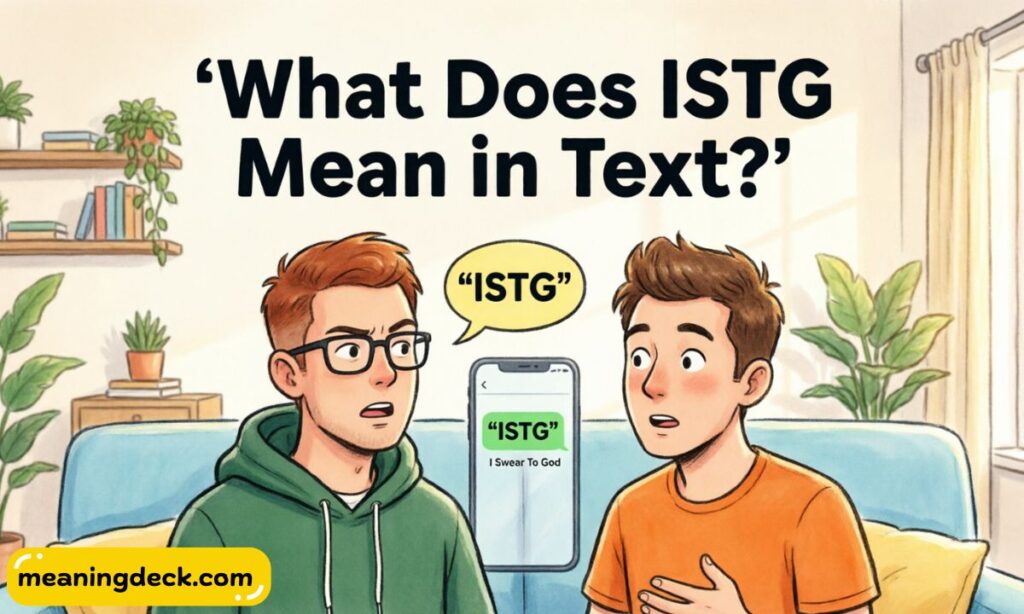 What Does ISTG Mean in Text