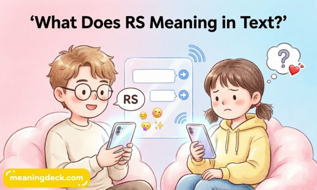What Does RS Meaning in Text