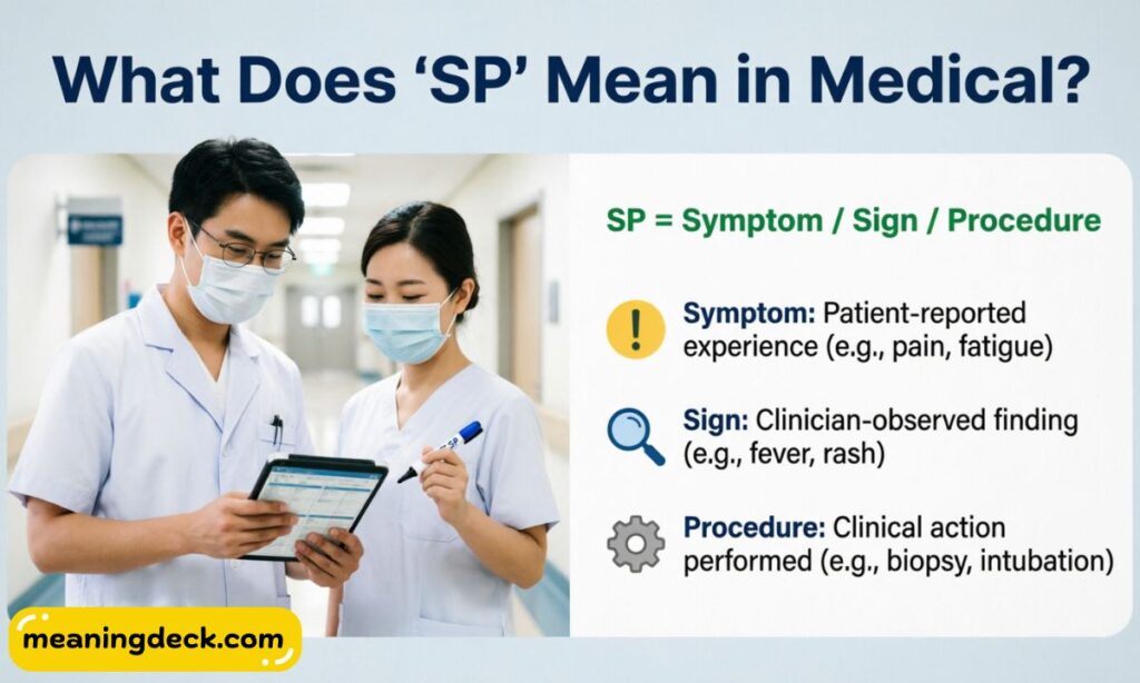What Does SP Mean in Medical