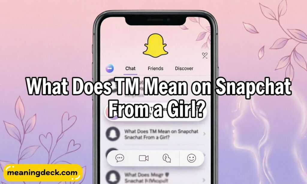 What Does TM Mean on Snapchat