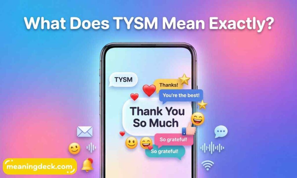 What Does TYSM Mean Exactly?