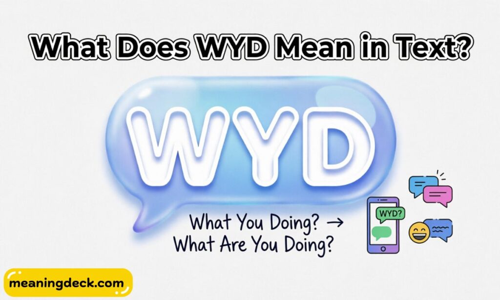 What Does WYD Mean in Text