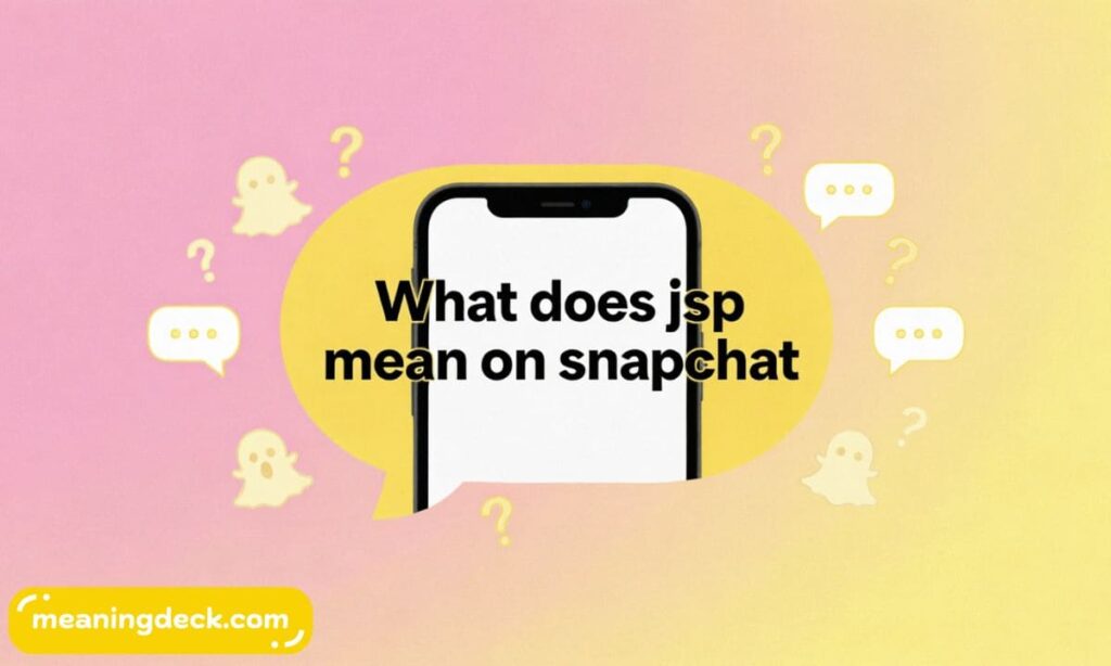 What does JSP Mean on Snapchat