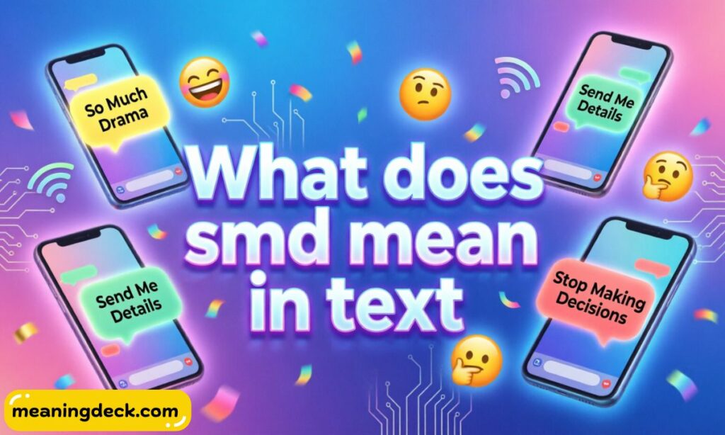 What does smd mean in text
