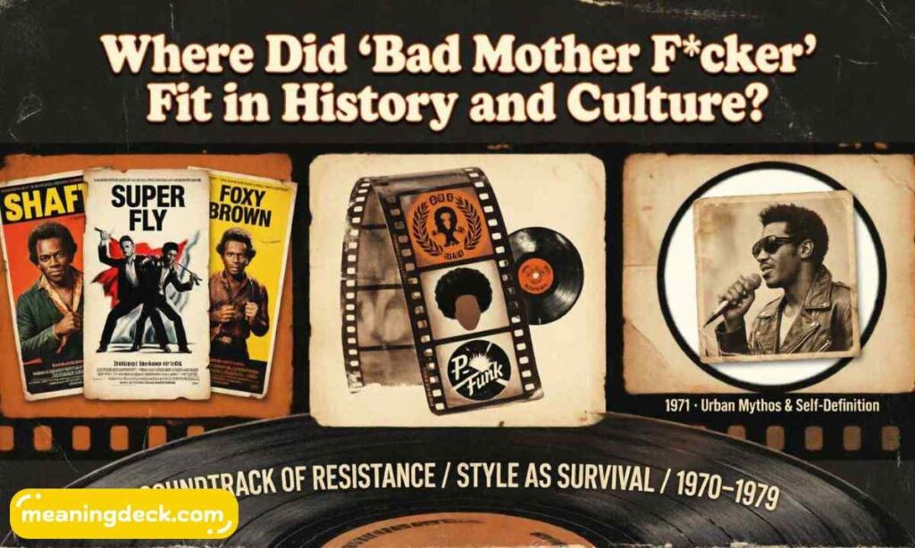 Where Did Bad Mother Fcker Fit in History and Culture