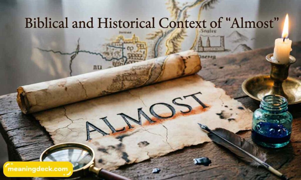 Biblical and Historical Context of Almost