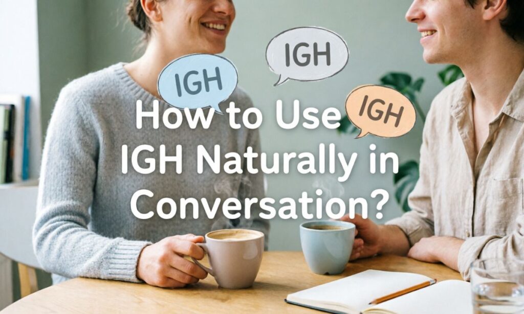 How to Use IGH Naturally in Conversation