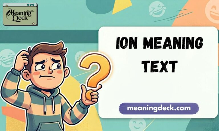 Ion Meaning Text Feature Image