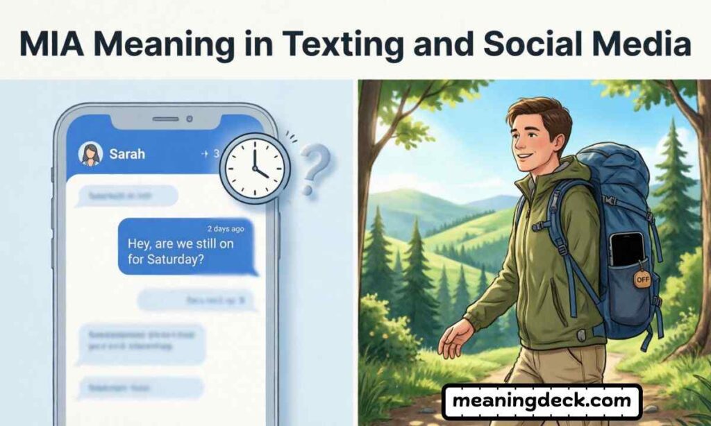 MIA Meaning in Texting and Social Media