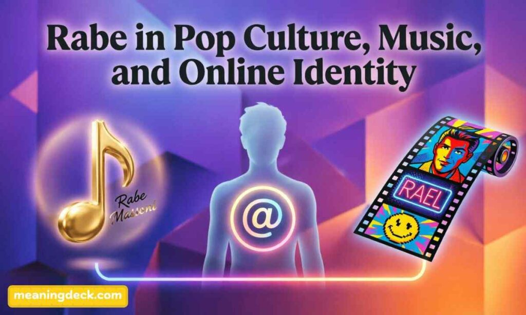 Rabe in Pop Culture, Music, and Online Identity