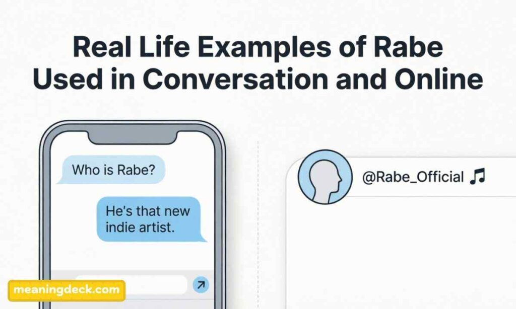 Real Life Examples of Rabe Used in Conversation and Online