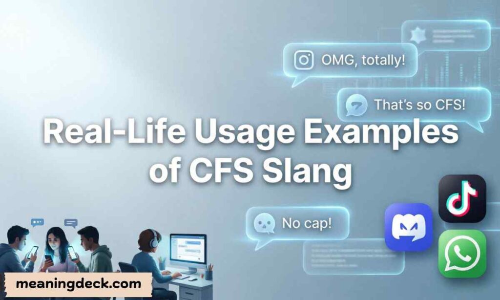 Real-Life Usage Examples of CFS Slang