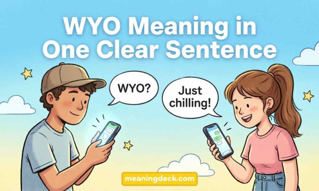 WYO Meaning in One Clear Sentence