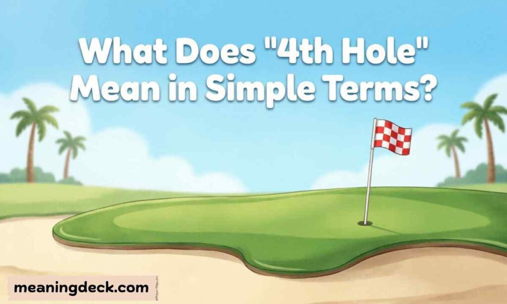 What Does 4th Hole Mean in Simple Terms?