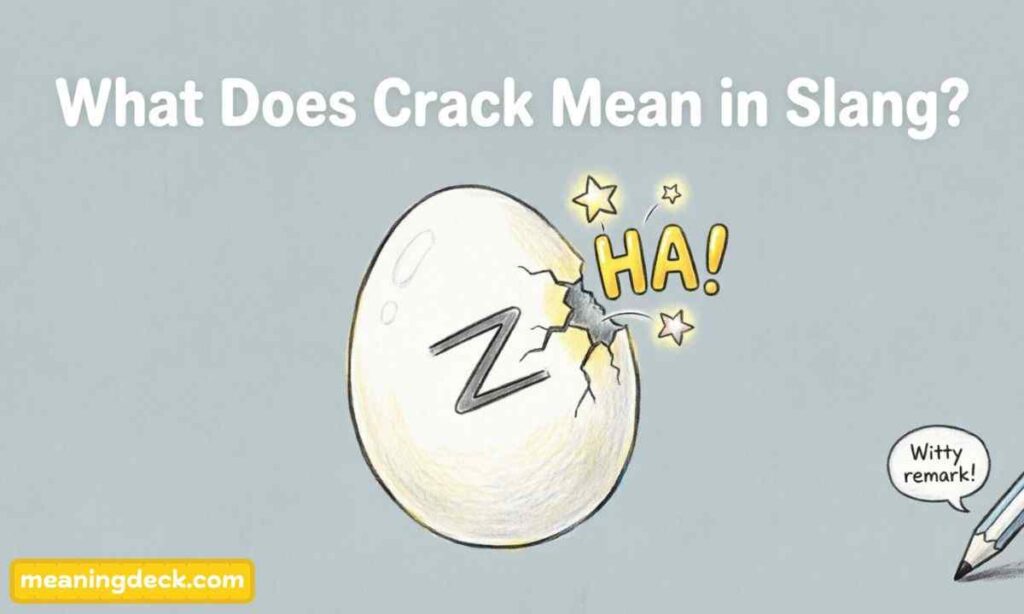What Does Crack Mean in Slang?