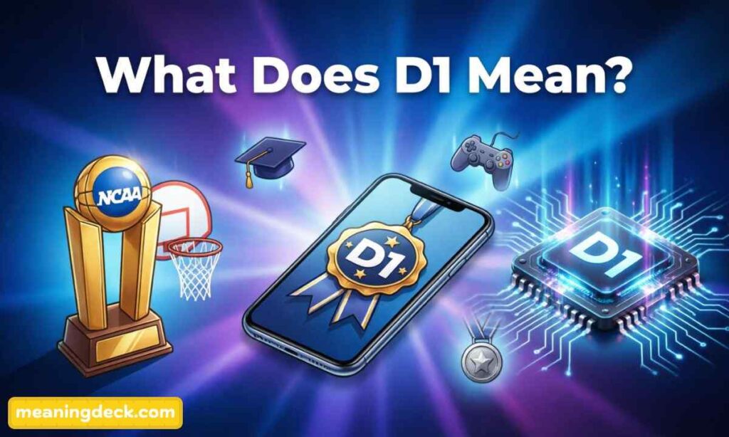 What Does D1 Mean?
